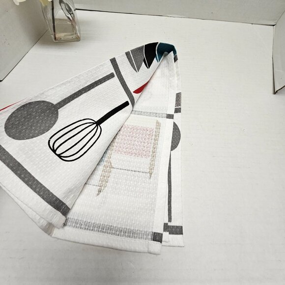 New Kitchen Towel Room Essentials Cotton 16 X 28 Baking Accessories Print - Picture 11 of 11